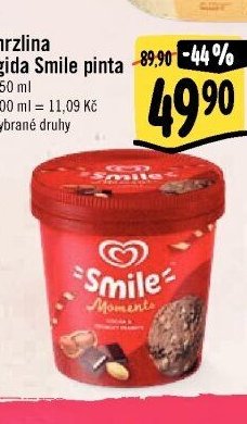 Zmrzlina Algida Smile pinta