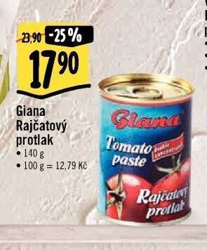 Giana Rajčatový protlak