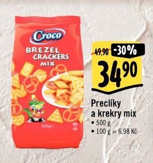 Preclíky a krekry mix