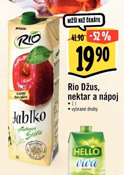 Rio Džus, nektar a nápoj