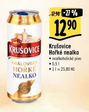 Krušovice Hořké nealko