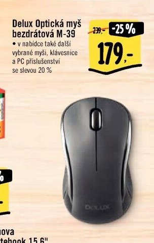 Delux Optická myš bezdrátová M-39