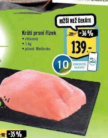 Krůtí prsní řízek