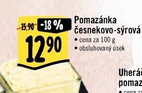 Česneková pomazánka se sýrem