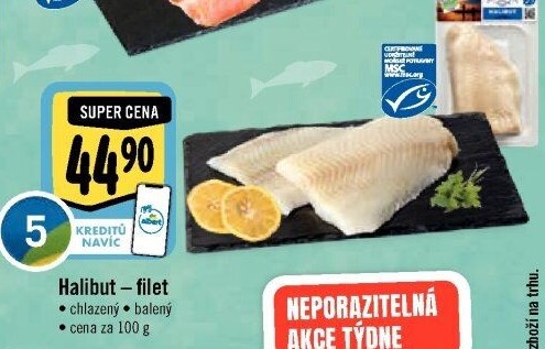 Halibut filety Albert