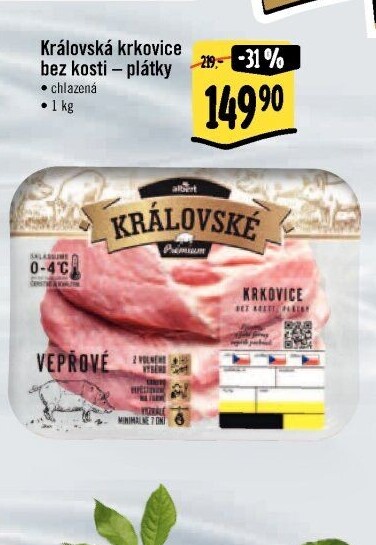 Královská krkovice bez kosti Albert