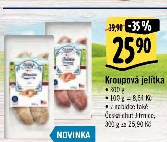 Kroupová jelítka Česká chuť