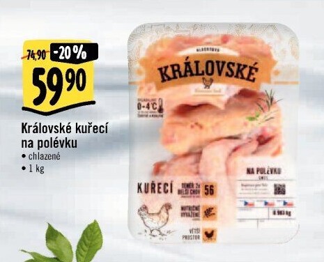 Kuřecí polévková směs Královská Albert