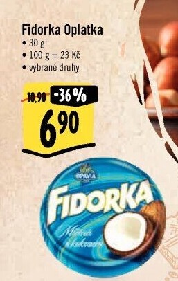 Oplatky Fidorka Opavia