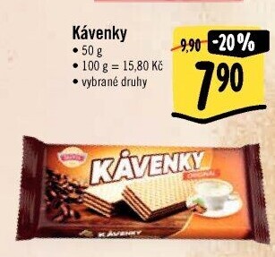 Oplatky Kávenky Sedita