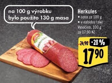 Salám Herkules Krásno