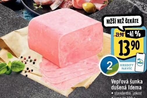 Šunka vepřová dušená standard Idema