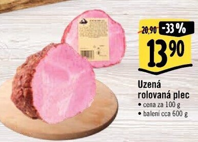 Uzená rolovaná plec Kostelecké uzeniny