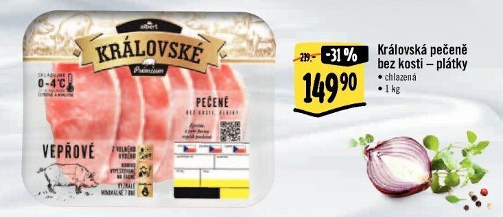 Vepřová pečeně bez kosti Královská Albert