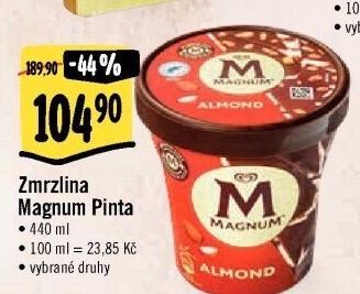 Zmrzlina v kelímku Magnum Algida