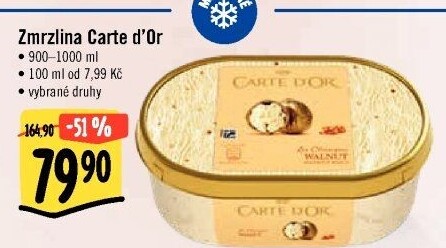 Zmrzlina ve vaničce Carte D'