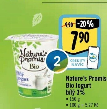 Bílý jogurt 3% Bio Nature'