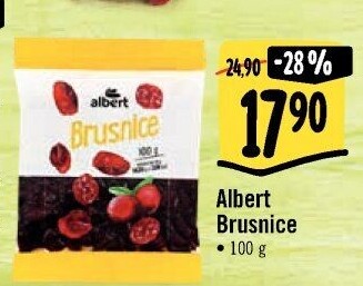 Brusinky klikvy sušené Albert