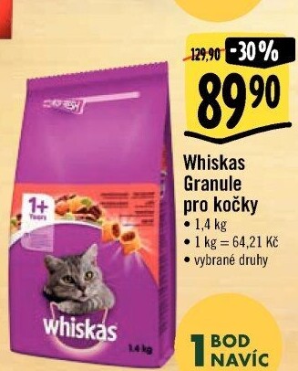 Granule pro kočky Whiskas