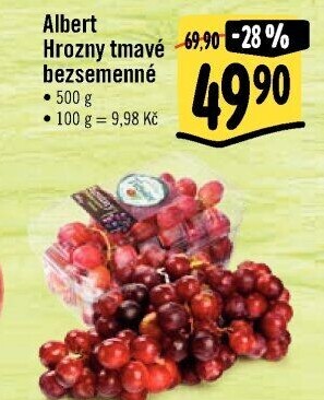 Hrozny tmavé bezsemenné Albert