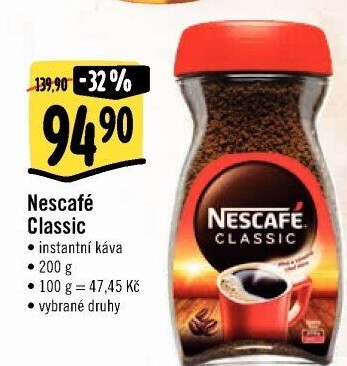 Instantní káva Nescafé Classic