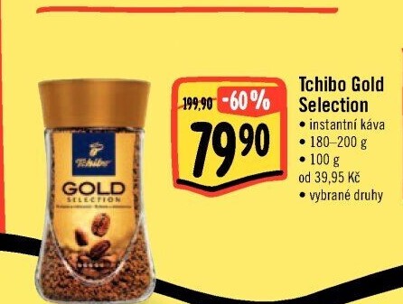 Instantní káva Tchibo Gold Selection