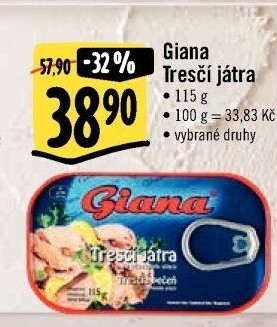 Játra tresčí Giana