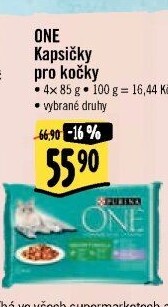 Kapsičky pro kočky One Purina