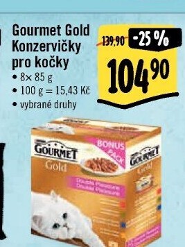 Konzerva pro kočky Gold Gourmet Purina