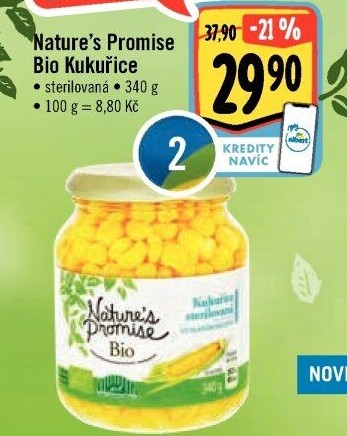 Kukuřice bio Nature'
