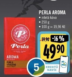 Mletá káva Aroma AH Perla
