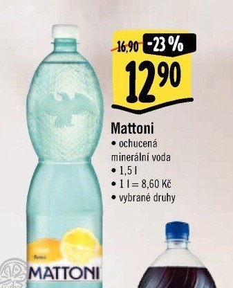 Ochucená voda Mattoni