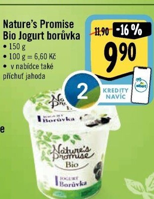 Ochucený jogurt bio Nature'