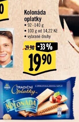 Oplatky Kolonáda Opavia