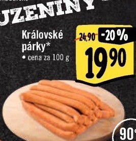 Párky královské