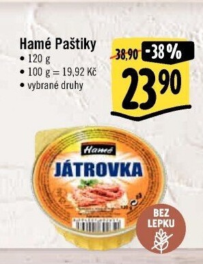 Paštiky Hamé
