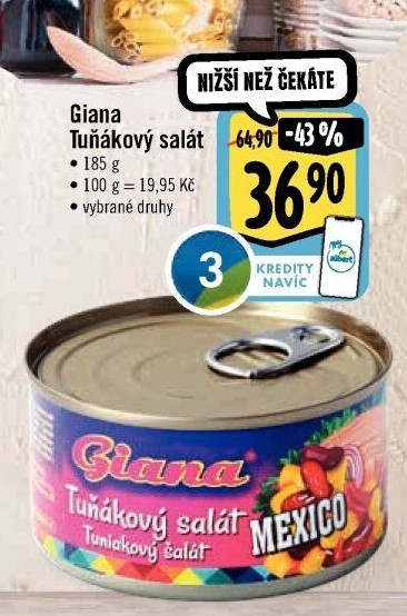 Salát s tuňákem Giana