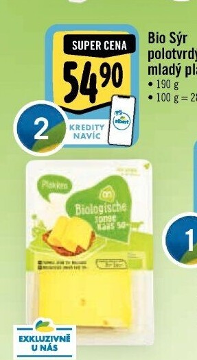 Sýr mladý bio Albert Heijn