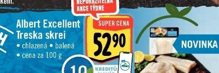 Treska Skrei filet Albert Excellent