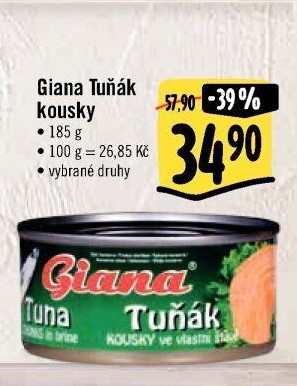 Tuňák kousky Giana