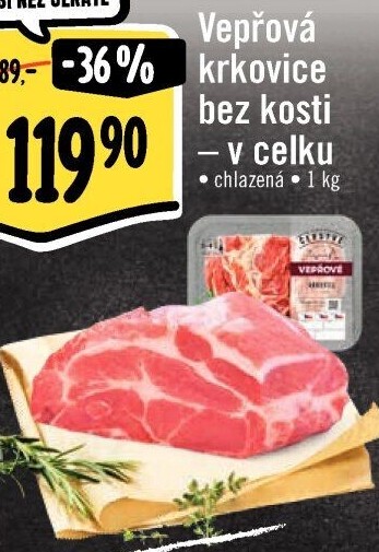 Vepřová krkovice bez kosti Albert