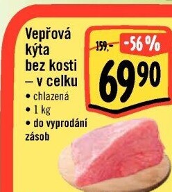 Vepřová kýta bez kosti