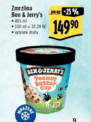 Zmrzlina v kelímku Ben&amp