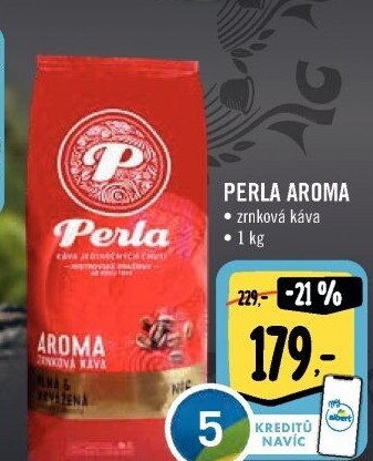 Zrnková káva Aroma AH Perla