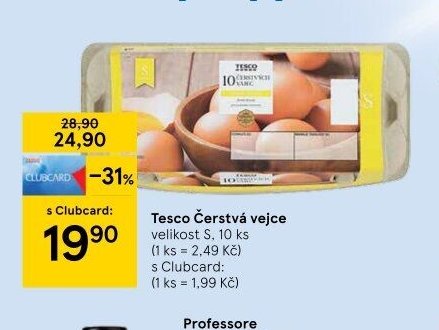 Tesco Čerstvá vejce