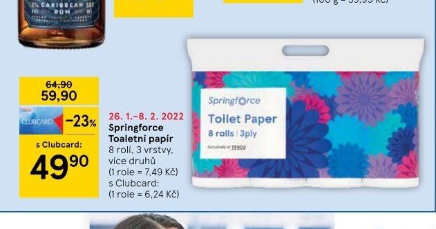 Springforce Toaletní papír