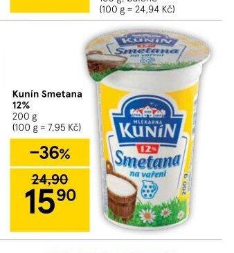 Kunín Smetana 12%