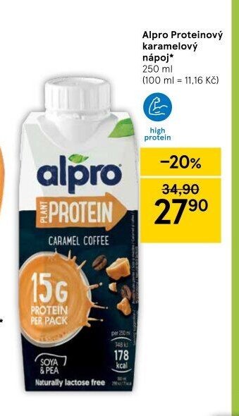 Alpro Proteinový karamelový nápoj