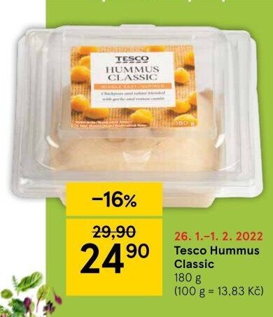 Tesco Hummus Classic