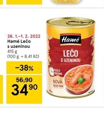 Hamé Lečo s uzeninou